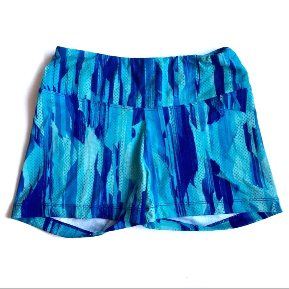 Women’s blue athletic fitted shorts in size small - Picture 1 of 6